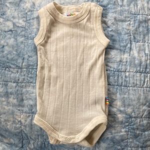 Joha merino wool/silk newborn onesie